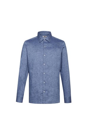 린넨 솔리드 캐주얼 컴포트슬림핏 셔츠