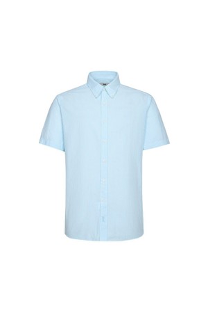 코튼100 스트라이프 반팔셔츠