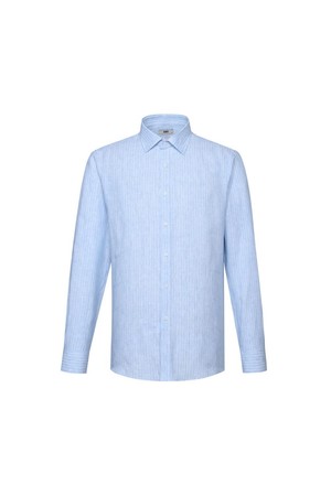 린넨 스트라이프 드레스컴포트슬림핏 셔츠