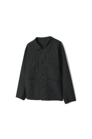 코튼혼방 사파리 자켓 차콜그레이