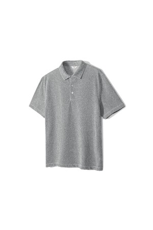 코튼 폴리 카라 티셔츠 아이보리