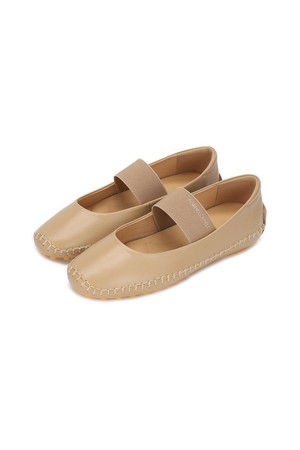 포멜 레더 메리제인01 Beige 1cm