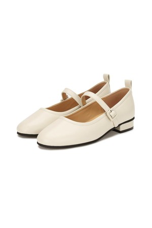 포멜 양가죽 메리제인 Ivory 2cm