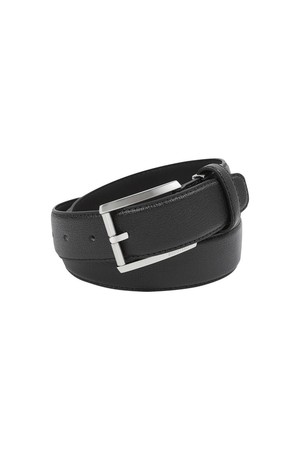 더비엠보 로듐사틴 비조 벨트 BLACK