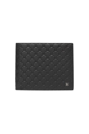 알렉스 소프트 엠보 반지갑 BLACK