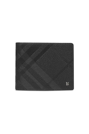 MATTHEW CHECK 반지갑 BLACK