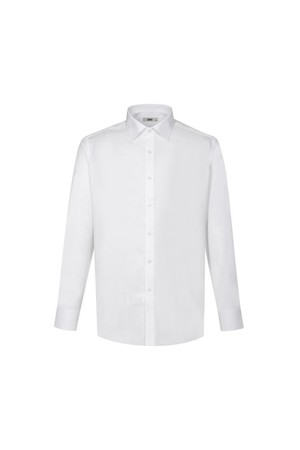 면혼방 솔리드 드레스 셔츠 레귤러핏