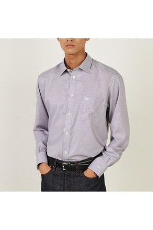 면혼방 하운드투스 패턴 셔츠 레귤러핏