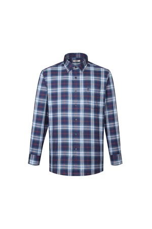 코튼100 스몰체크 캐주얼 셔츠