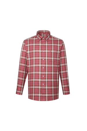 코튼100 스몰체크 캐주얼 셔츠