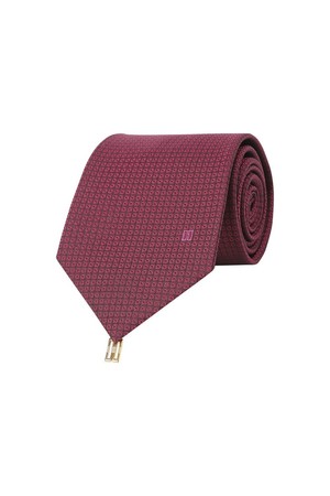 실크100 클래식 솔리드 넥타이 레드