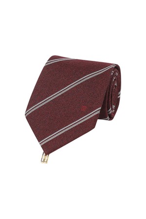 캠퍼스 스트라이프 넥타이 레드