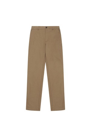 면 피치 원턱 팬츠 베이지