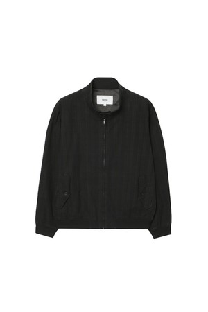 멀티 체크 헤링턴 자켓 카키