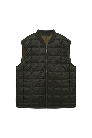 패딩 베스트 카키