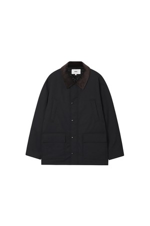 중기장 패딩 점퍼 블랙