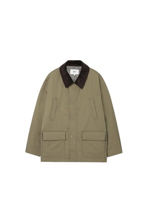 중기장 패딩 점퍼 카키