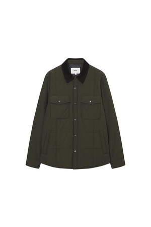 퀼팅 점퍼 카키