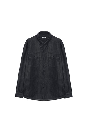 데님 셔츠 네이비