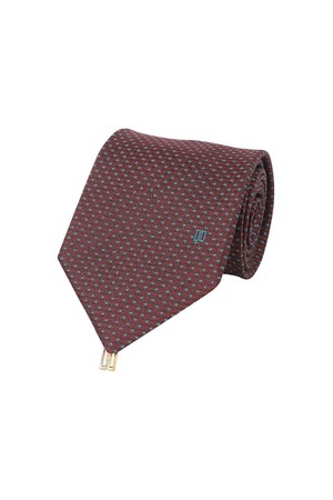 실크100 마이크로 패턴 올오버 넥타이