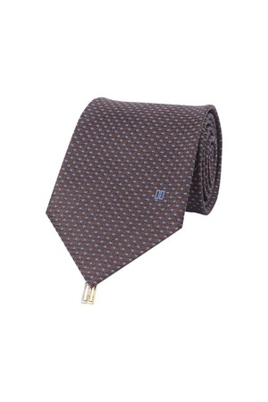 실크혼방 마이크로 패턴 올오버 넥타이