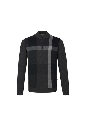 울100 빅체크 하프집업