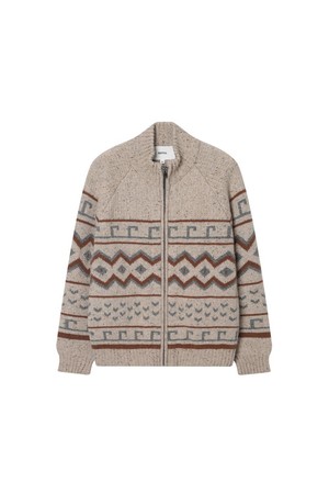 노르딕 하이넥 가디건 아이보리