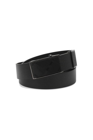 더비엠보 흑유광  평벨트 자동벨트 블랙