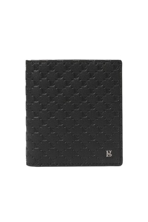 알렉스 소프트 엠보 미니 중지갑 블랙