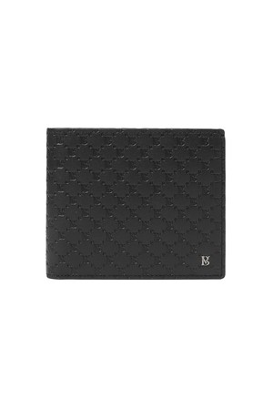 알렉스 소프트 엠보 반지갑 블랙