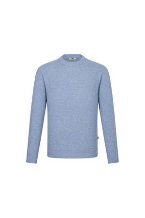 울혼방 브러쉬드 풀오버 라운드니트_DLW1SWRL102B1