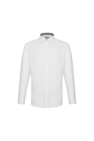 폴리혼방 이지케어 도비 자가드 드레스셔츠 슬림핏_DLA1SHDL310A1