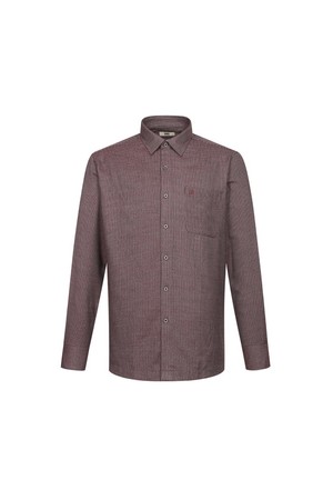 기모 폴리혼방 이지케어 마이크로체크 셔츠 레귤러핏