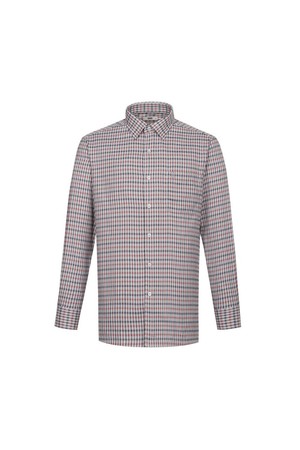 기모 이지케어 스몰체크 캐주얼 셔츠 레귤러핏