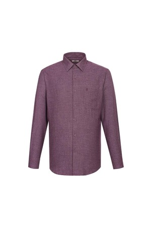 기모 폴리혼방 솔리드 라이크 캐주얼 셔츠 레귤러핏