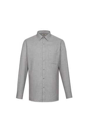 폴리혼방 이지케어 솔리드패턴 셔츠 레귤러핏