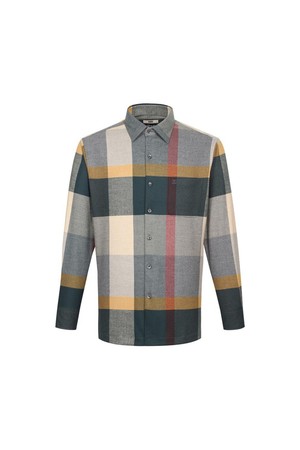 기모 이지케어 스트레치 슈퍼빅체크 셔츠 레귤러핏