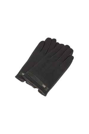 [25FW] 양가죽 콤비 닥스로고 스마트터치 장갑