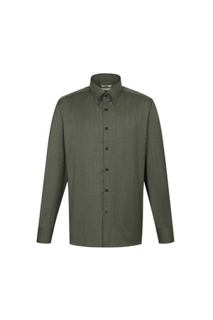 울혼방 워셔블 드레스셔츠 컴포트슬림핏