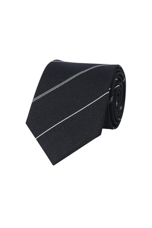 실크100 레지멘탈 스트라이프 넥타이 네이비