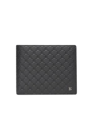 알렉스 소프트 엠보 반지갑 블랙