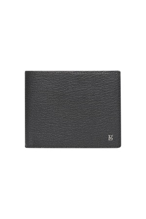 고트 엠보 반지갑 블랙