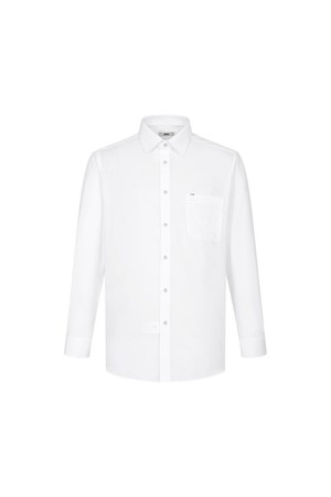 폴리혼방 이지케어 도비 자가드 솔리드 드레스셔츠 레귤러핏