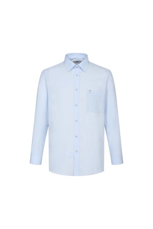 폴리혼방 이지케어 도비 자가드 솔리드 드레스셔츠 레귤러핏