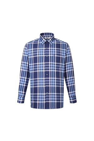 면혼방 미디움 체크 캐주얼셔츠 레귤러핏