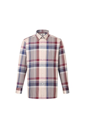 면혼방 슈퍼빅 체크 캐주얼셔츠 레귤러핏