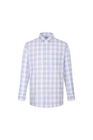 면100 시어써커 미디움 체크 캐주얼셔츠 레귤러핏