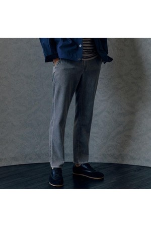 (SET-UP) 코튼 데님 팬츠 그레이