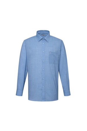 울혼방 마이크로패턴 드레스셔츠 레귤러핏