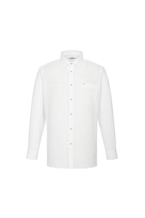 폴리100 노케어 시어서커 솔리드 드레스셔츠 레귤러핏